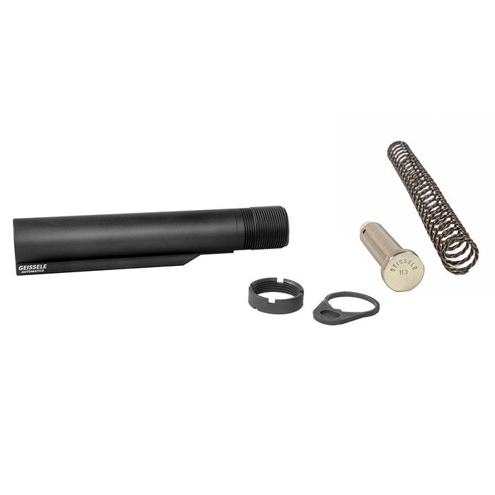 Geissele 08-163B-H3 AR-15 Mil-Spec Buffer Tube Assembly Super 42 H3 Black - Geissele