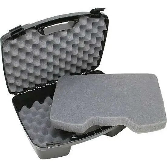 MTM Case-Gard 811-40 Handgun Case Polypropylene Textured Black Finish Foam Padding Latches 14" x 10" x 5.10" Interior Dimensions
