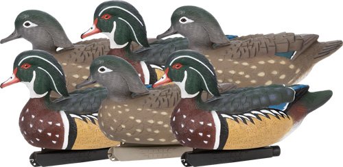 Zink ZNKDY323 Floater Wood Duck Decoys 6-Pack - Zink Calls