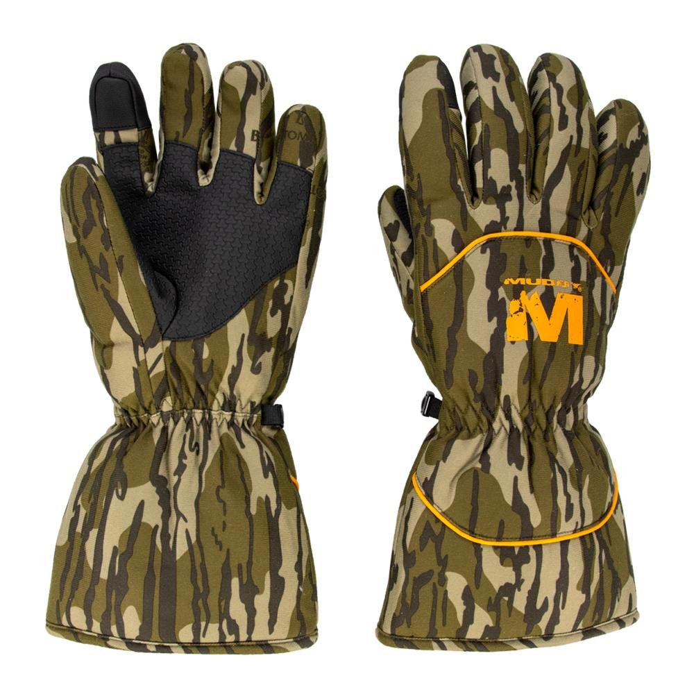 Muddy Waterproof Insulated Gloves Mossy Oak Bottomland XL - GSM Outdoors