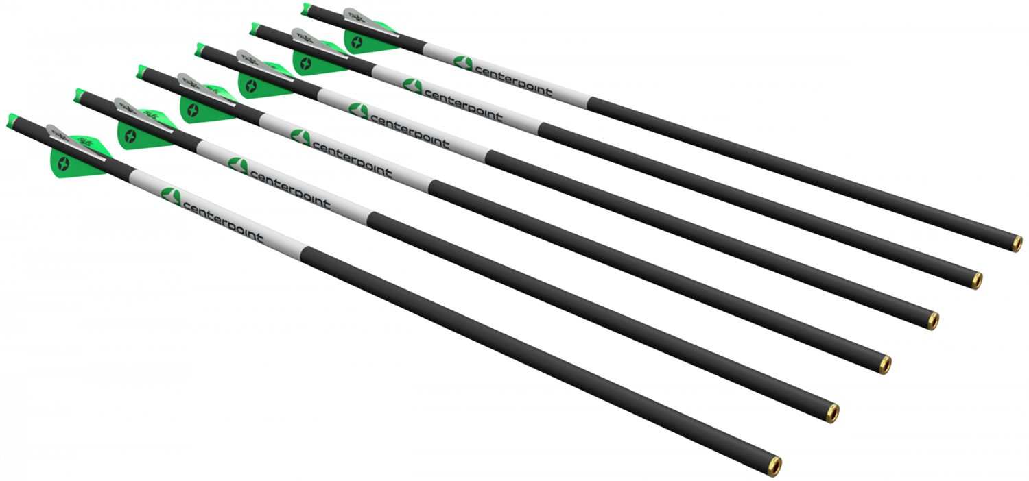 CenterPoint Carbon Crossbow Bolts 20 in. 6 pk. AXCCA206PK1 - CP