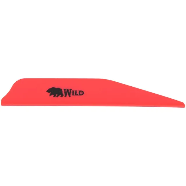Bohning Wild Vanes 3 In Hot Pink 100 Pack - Bohning