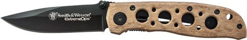 Buy Smith & Wesson Extreme Ops Knife 3.2" Blade Black/Desert Camo online
