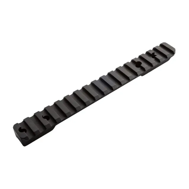 Durasight Cascade Long Action Picatinny Rail Base 0 MOA Black DS616B - CVA