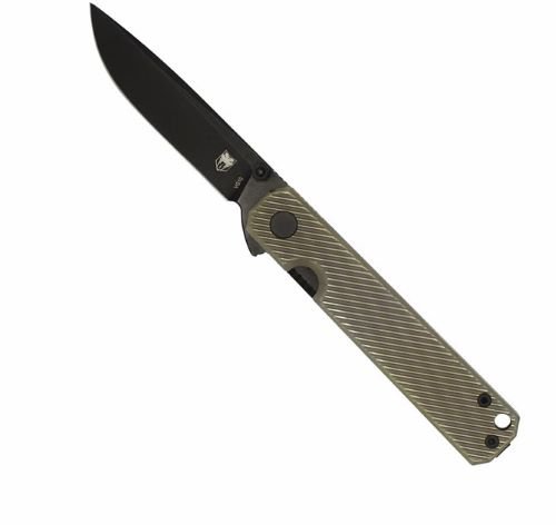 Buy COBRATEC BLACKJACK FOLDER 3" G-10 BLACK TITANIUM BRZ online