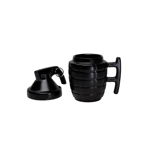 Caliber Gourmet Grenade Mug w/ Lid