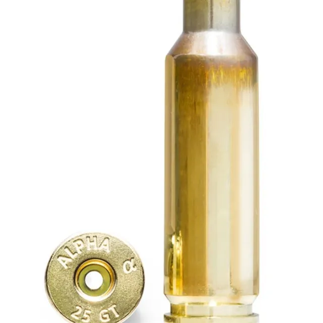 Alpha Munitions AM25GT 25 GT Rifle Brass 100/Box