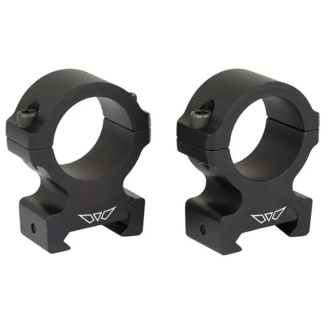 Warne Vapor Horizontal 30mm High Matte Scope Rings Fits Picatinny (V615M) - Warne - 30MM