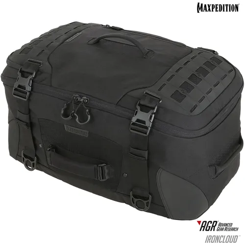 Maxpedition Ironcloud Adventure 48L Travel Bag Black MOLLE