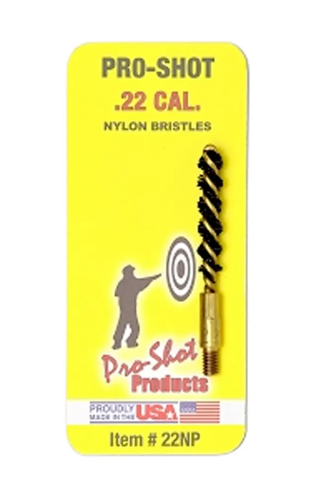 Buy Pro-Shot 22NP Bore Brush .22 Cal Pistol #8-32 Thread Nylon Bristles... online