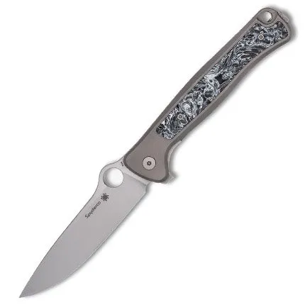 Buy Spyderco C271TIP Slym 3.42" M390 Drop Point Titanium Carbon Fiber Knife online