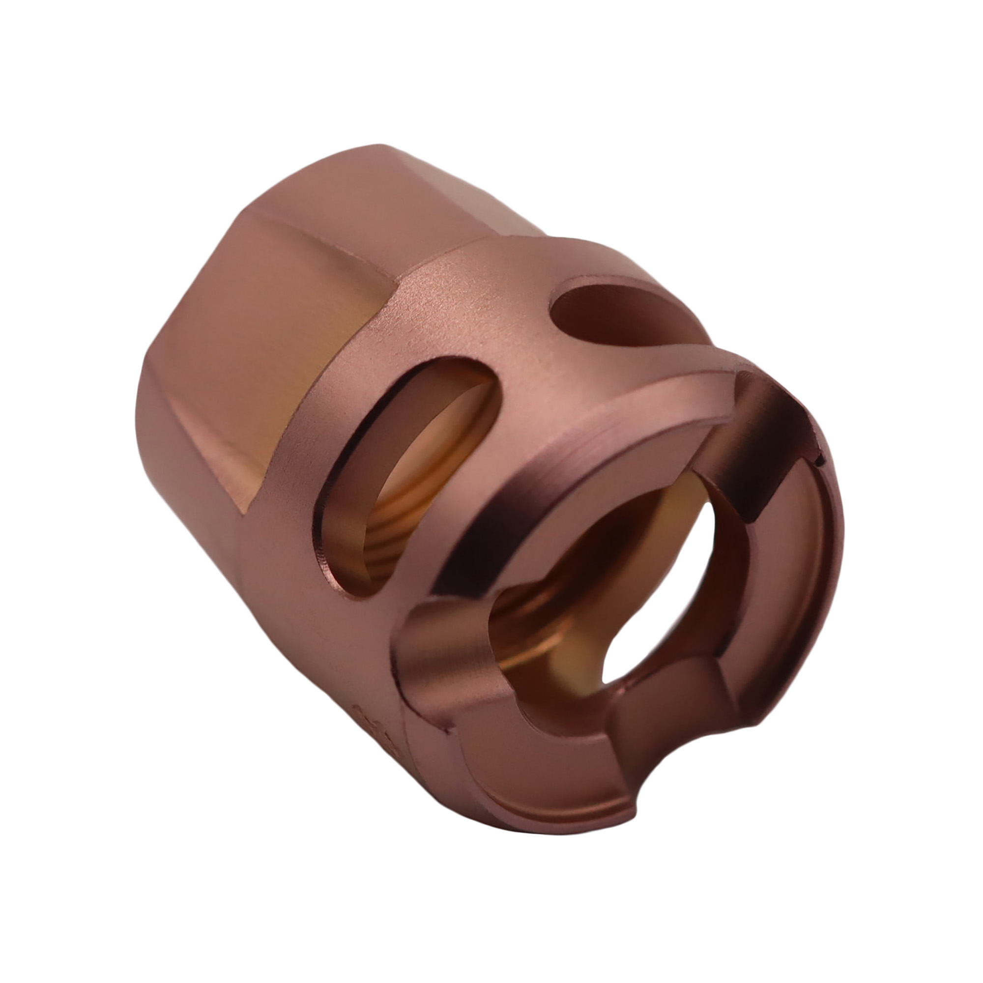 True Precision TPYMICROC Y-Type Micro Compensator Copper 9mm/.380 1/2"x28 - True Precision - 9MM