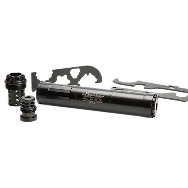 Griffin Armament Bushwhacker 46 Modular Suppressor Black GABUSH46-W