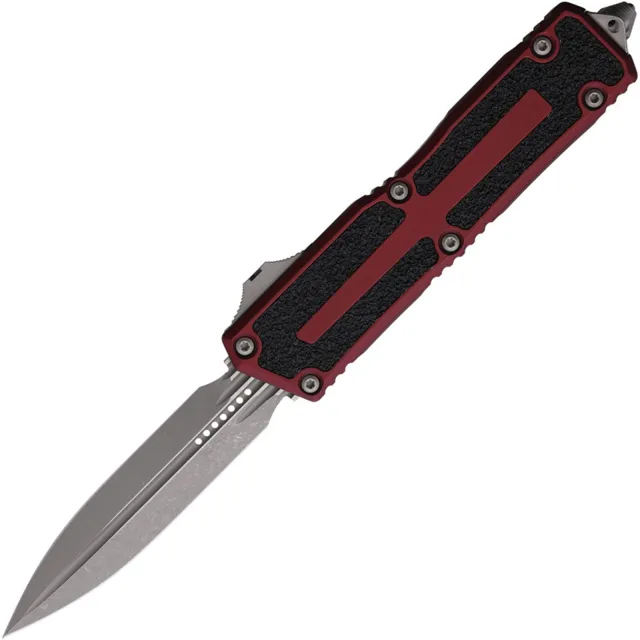 Microtech Scarab II G3 3.97 In D/E Apocalyptic Merlot ALU HNDL - MICROTECH for sale at Iron and Lace