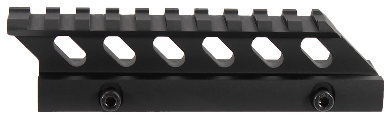 Aim Sports MT012H Riser Mount Black Anodized Aluminum 5" Picatinny Rail - AIM Sports