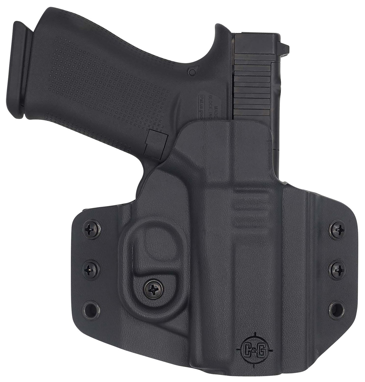 Buy C&g Holsters 0060100 Covert Owb Black Kydex Belt L online