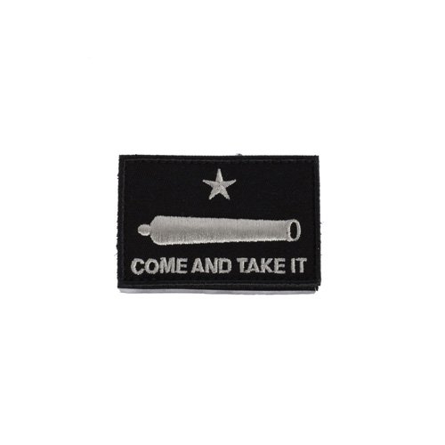 Buy Shooting Made Easy Come and Take It Cannon Black Velcro Morale Patch online