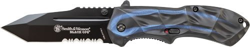 S&W Knife Black Ops 3rd Gen. Blue Handle Magic - Smith & Wesson