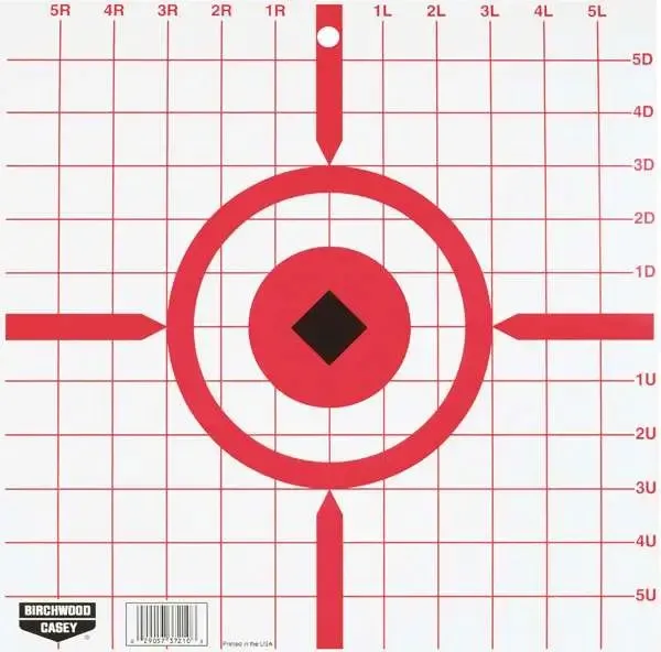 Birchwood Casey B/C Target Rigid Paper 12" Crosshair Sight-In 10 Targets - Birchwood Casey - 12"