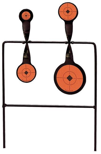 Birchwood Casey World of Targets Duplex Spinner AR500 Steel Rimfire - Birchwood Casey - 3.625"/2.25"/1.625"