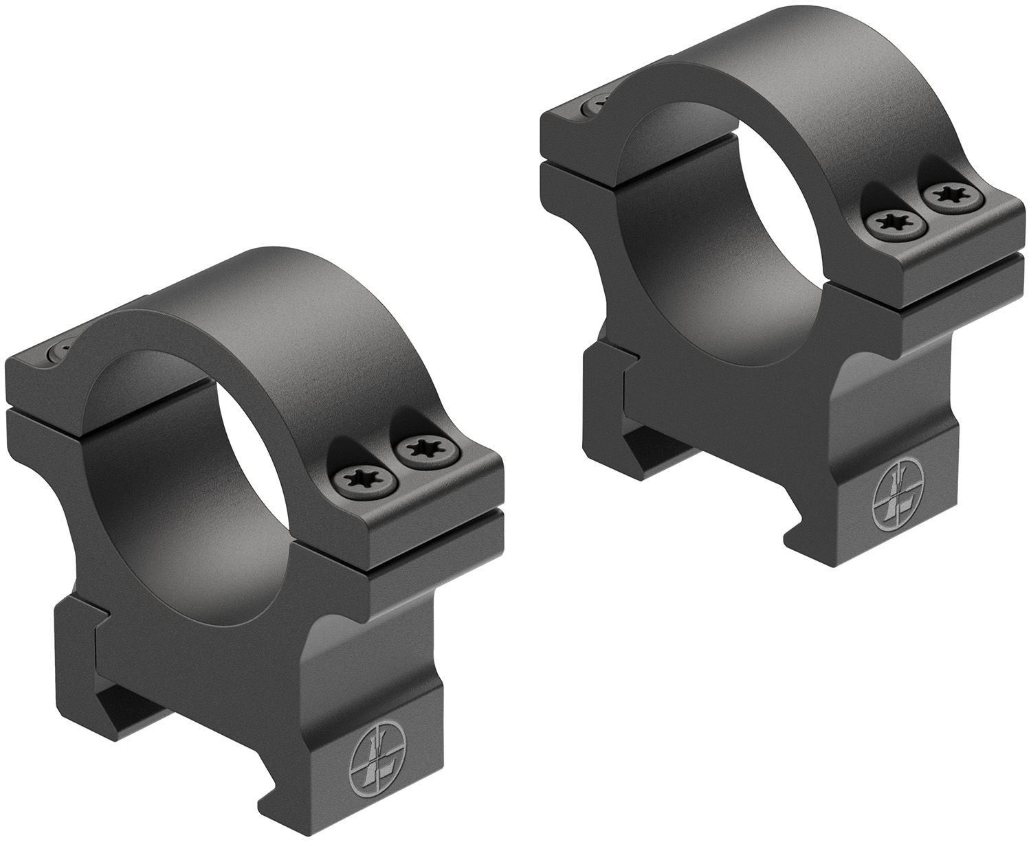 Leupold Open Range 1 Inch Med Rings Matte Black - Leupold & Stevens - 1"