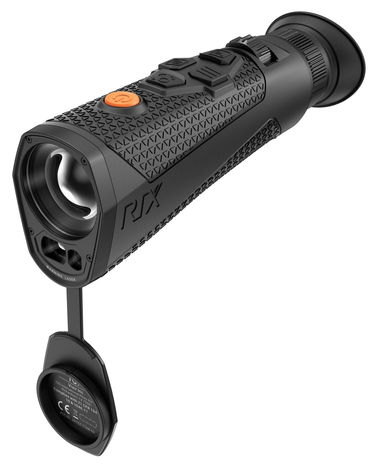Rix Optics Titan T3 Thermal Monocular 384x288 25mm 1-8x Zoom with LRF - Rix Optics