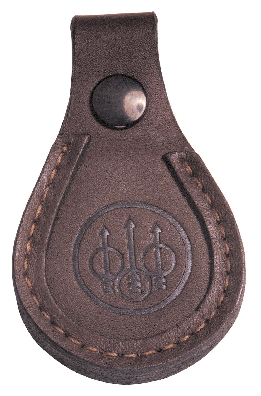 Beretta USA SL0100200085 Barrel Rest Toe Pad Leather Brown 4" x 2.5" - Beretta