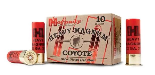 Hornady 86222 Heavy Magnum Coyote 12 Gauge 3" 1 1/2 oz 1300 fps Nickel-Plated BB Shot 10 Bx/10 Cs - Hornady Manufacturing Company - 12 Gauge