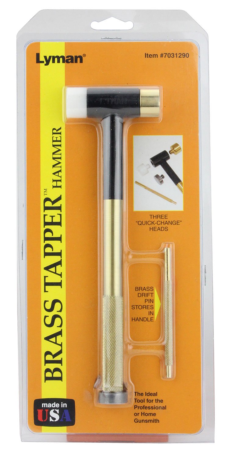 Buy Lyman 7031290 Brass Tapper Hammer 11 oz Nylon Brass Steel Interchangeable online