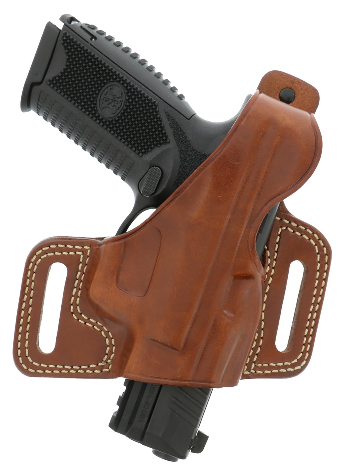 Galco SIL212 Tan Leather OWB Holster for 1911 3"-5" Right Hand - Galco International