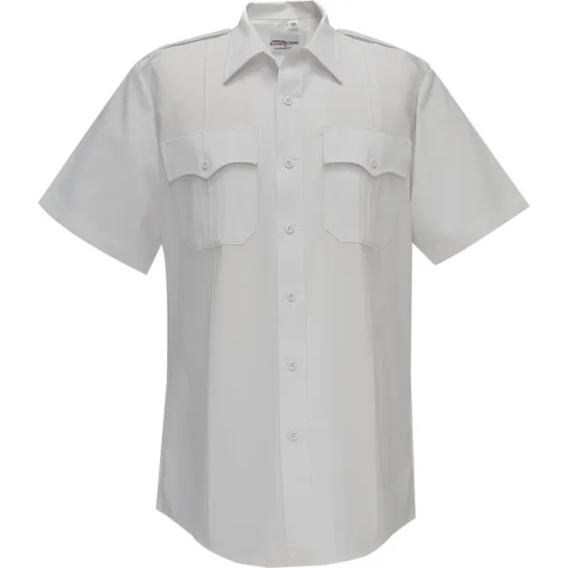 Flying Cross Command Short Sleeve Shirt Zipper Front 15.5