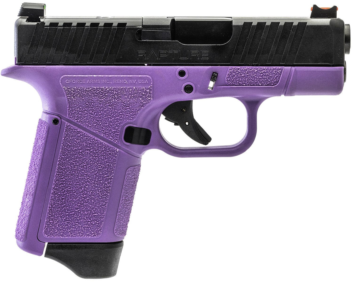 Buy Gforce Arms GF932512PUB RAPTURE 9mm 3.25" Purple Semi-Auto Pistol online