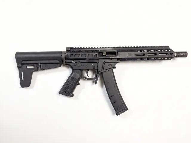 Wraithworks WARSCORP9 9mm 8.5 In Black Side-Charging Magpul BSL