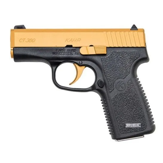 KAHR ARMS CT380 CERAKOTE GOLD PACKED SOLD AS USED CT3833CGUSED
