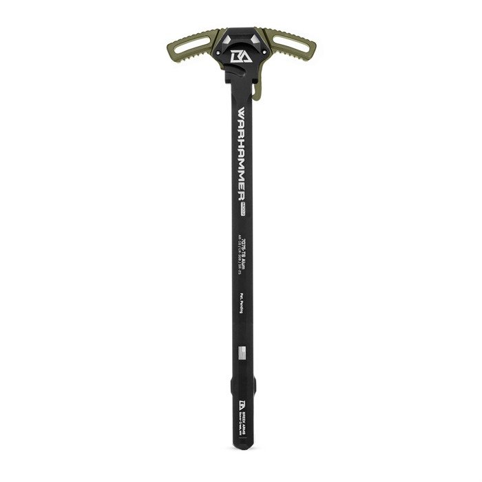 Breek Arms Warhammer Mod2 AR-10/LR-308 Ambi Charging Handle OD Green - Breek Arms