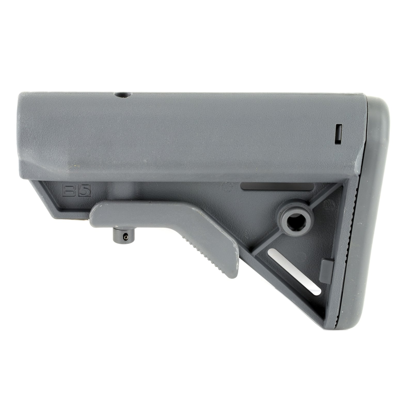 B5 SYSTEMS BRAVO Gray Mil-Spec Stock w/ Quick Detach Mount (BRV-1117) - B5 Systems