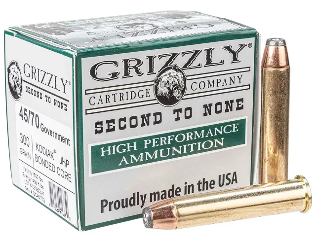 Buy GRIZZLY GC45/703 .45-70 300gr Jacketed Hollow Point 20/Box 10/Case online