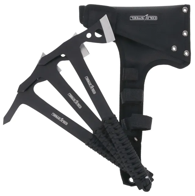 Cold Steel CSTH175AX3PK Throwing Axes 1.75" 420 SS Black Oxide Set of 3