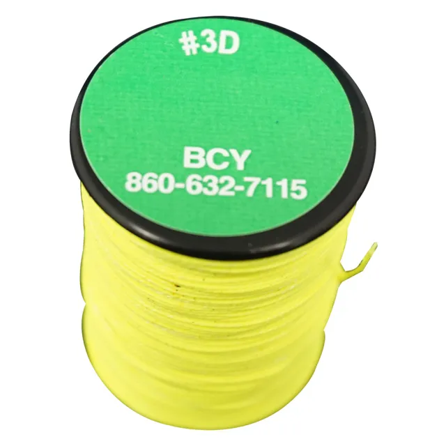 BCY 3D End Serving Neon Yellow 120 yds. - BCY