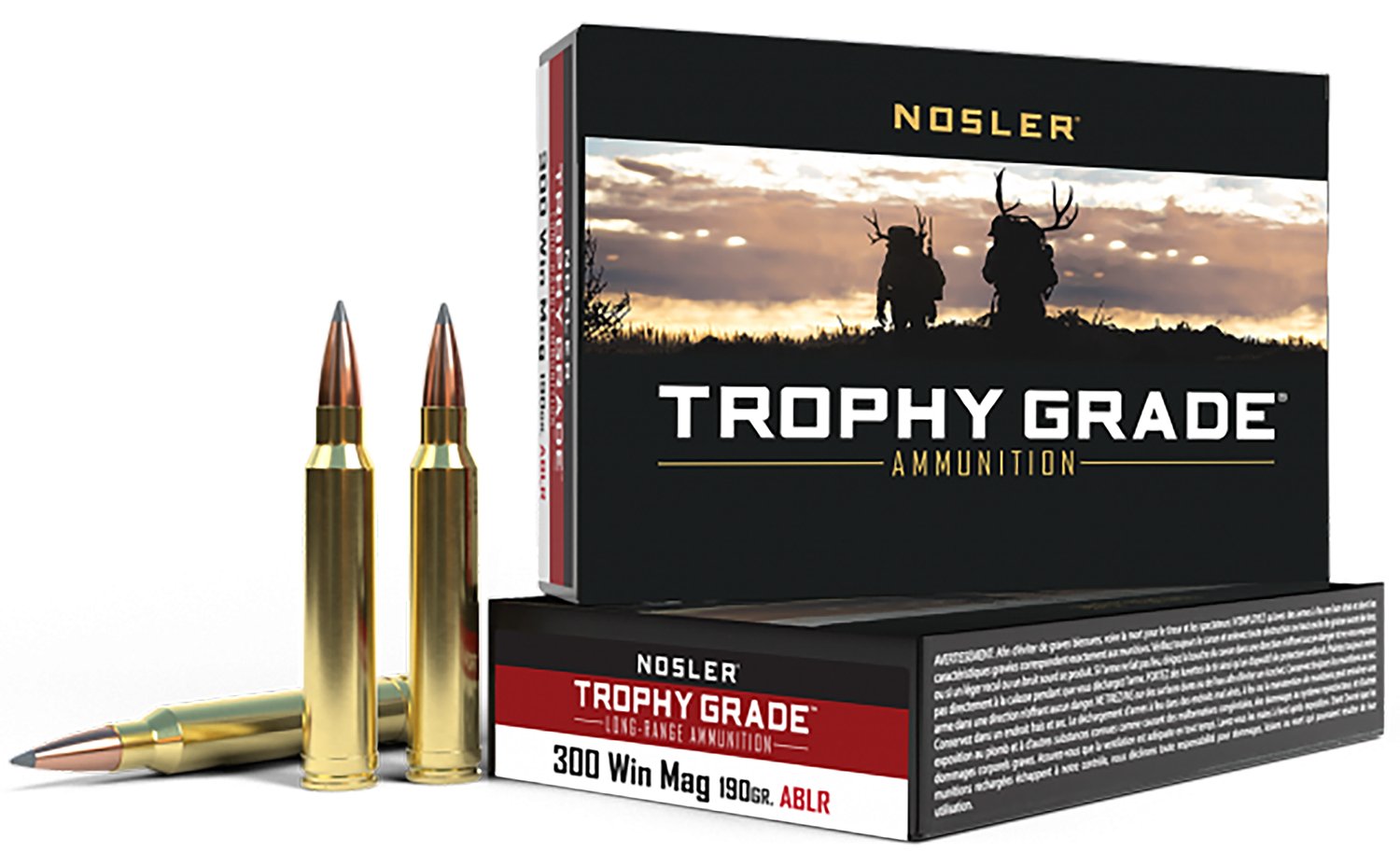 Nosler Trophy Grade Long-Range 300 Win Mag 190gr Spitzer AccuBond - Nosler - 300 Win Mag