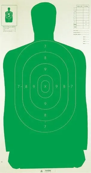 Buy Champion 40732 B27FSA Green Silhouette Paper Targets 24x45" 100-Pack online