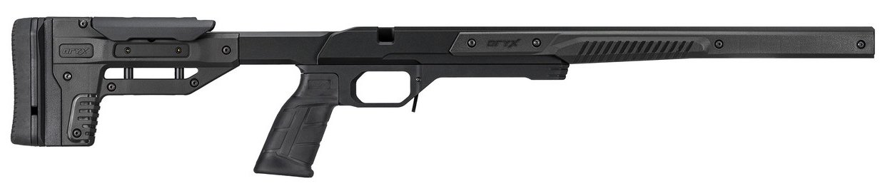 Mdt Sporting Goods Inc 106018BLK Oryx Sportsman Black Aluminum Remington 700/ Short Action 32.25" - MDT