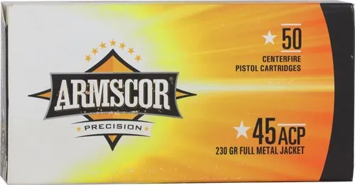 Armscor 45 ACP 230GR FMJ 50RD 20BX/CS