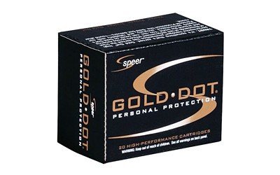 Buy Speer Gold Dot 23611GD 9mm Luger +P 124 Grain HP 20 Rounds online