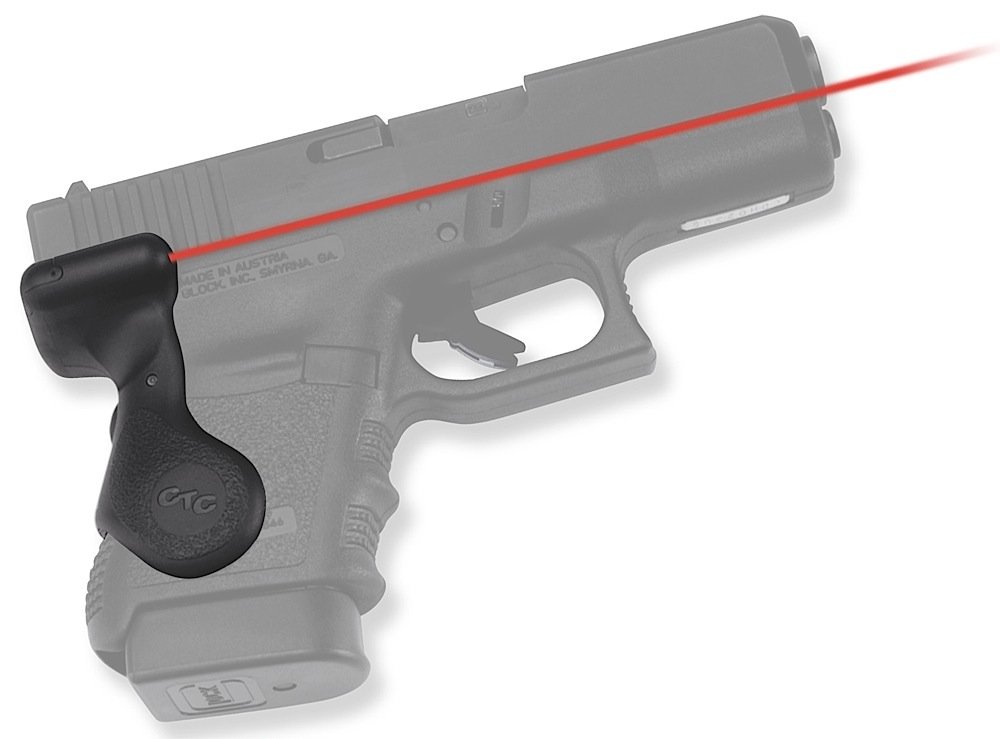 Crimson Trace 011650 LG-629 Lasergrips Red Laser Black Glock 29/30 Gen 3 - Crimson Trace - 0.50" AT 50 FT