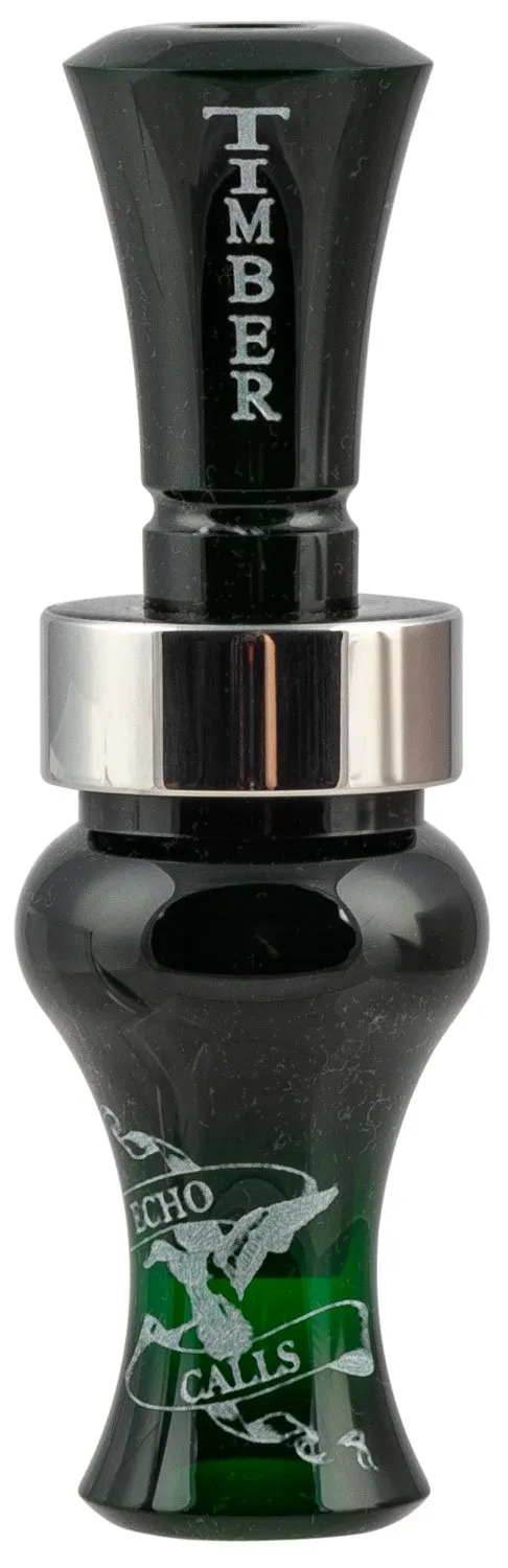 Echo 77766 Timber Single Reed Duck Call Green Acrylic Mallard Hen - ECHO