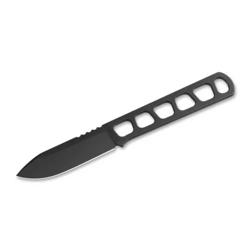 Boker BFF Packlite Allblack Folding Pocket Knife Lightweight - Boker