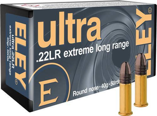 Eley 02600 Ultra Extreme Long Range 22LR 40GR RN 50RD Box - Eley - .22 LONG