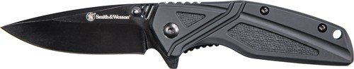 Buy Smith Wesson 1084309 Black Oxide Blade Rubber Handle online
