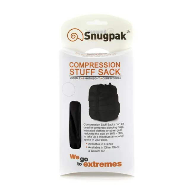 Snugpak Compression Stuff Sacks Medium Olive - Snugpak